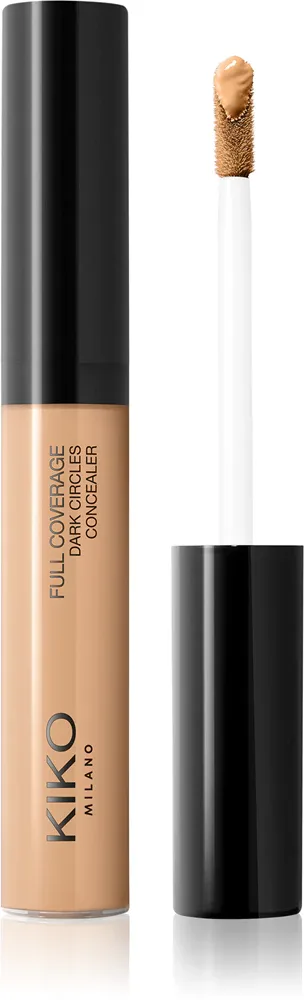 Корректор для лица KIKO Milano Full Coverage Dark Circles Concealer с плотным покрытием, стойкий, 8 мл, оттенок 10 Rich Golden