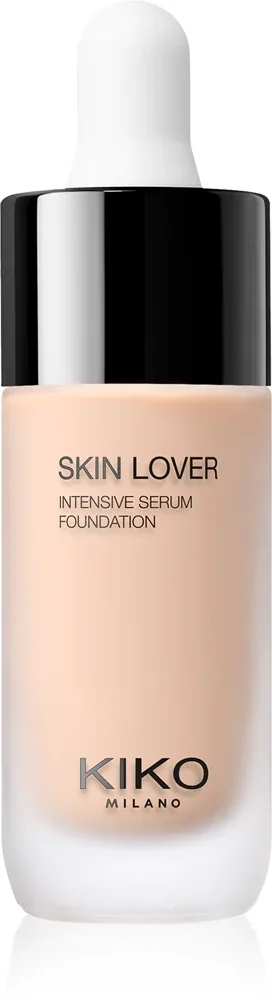 Тональное средство KIKO Milano Skin Lover Intensive Serum Foundation увлажняющее, среднее покрытие, 20 мл, оттенок 1.5WG Warm Gold