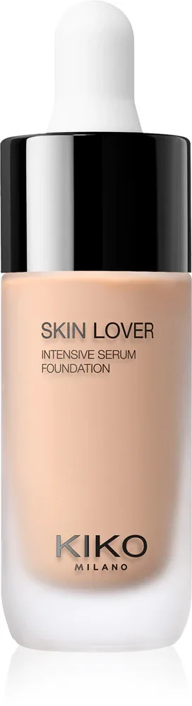 Тональное средство KIKO Milano Skin Lover Intensive Serum Foundation увлажняющее, среднее покрытие, 20 мл, оттенок 2WG Warm Gold