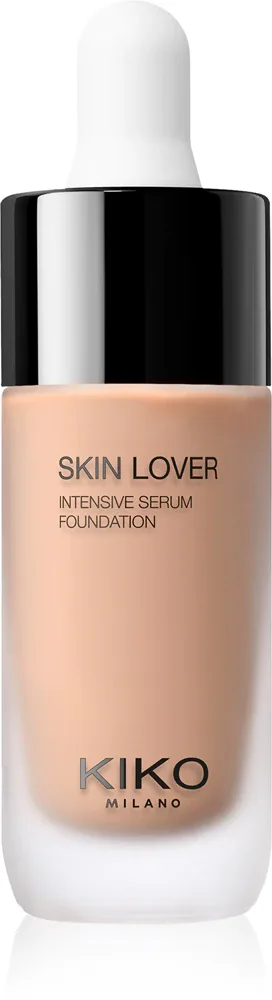 Тональное средство KIKO Milano Skin Lover Intensive Serum Foundation увлажняющее, среднее покрытие, 20 мл, оттенок 5NR Neutral Rose