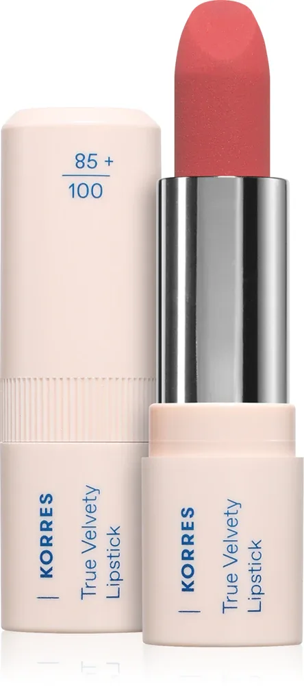 Помада для губ Korres True Velvety Lipstick кремовая, с гиалуроновой кислотой, 3 г, оттенок 16 Blush Pink