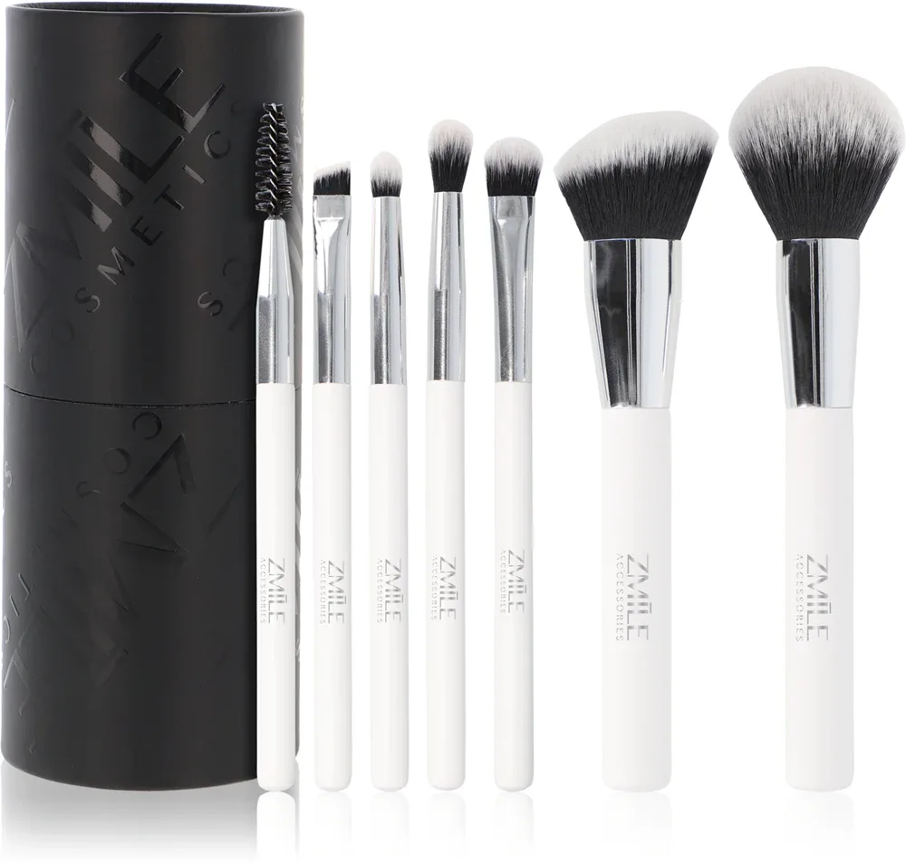 Набор кистей для макияжа ZMILE COSMETICS Your Utensilo Brushes для пудры, тонального средства и теней