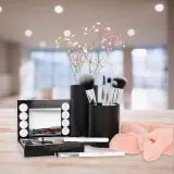 Набор кистей для макияжа ZMILE COSMETICS Your Utensilo Brushes для пудры, тонального средства и теней — фото 3