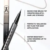 Маркер для бровей Anastasia Beverly Hills MicroStroke Brow Pen водостойкий, с тонким наконечником, стойкий, 0,5 мл, оттенок Ebony — фото 6