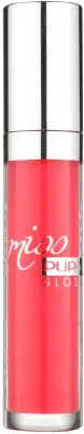 Блеск для губ PUPA Milano Miss Pupa лёгкий, не склеивает губы, 5 мл, оттенок 204 Timeless Coral