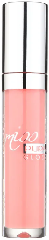 Блеск для губ PUPA Milano Miss Pupa лёгкий, не склеивает губы, 5 мл, оттенок 201Tender Apricot