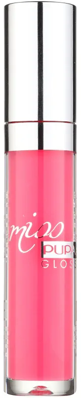 Блеск для губ PUPA Milano Miss Pupa лёгкий, не склеивает губы, 5 мл, оттенок 303 Extreme Fuchsia