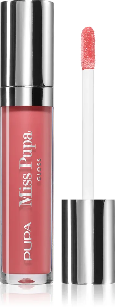 Блеск для губ PUPA Milano Miss Pupa лёгкий, не склеивает губы, 5 мл, оттенок 402 - Blossom Pink