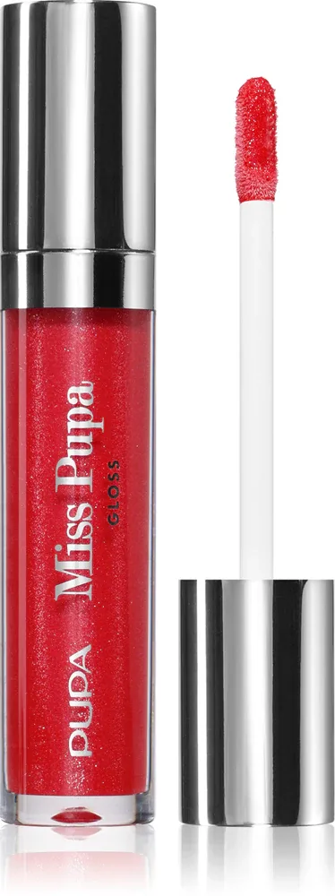Блеск для губ PUPA Milano Miss Pupa лёгкий, не склеивает губы, 5 мл, оттенок 205 - Touch of Red
