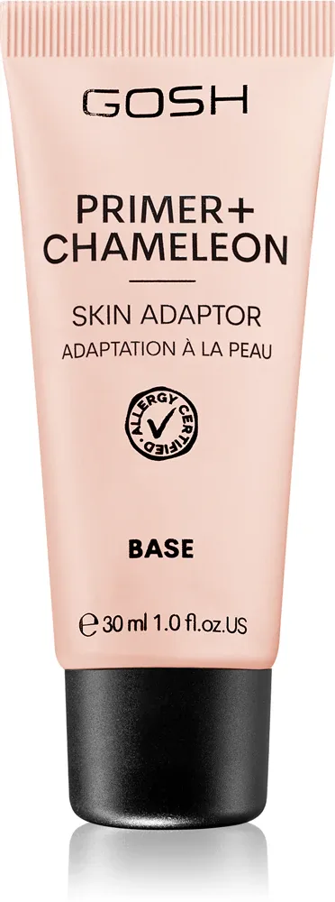 База под макияж GOSH COPENHAGEN Primer Plus + Chameleon Skin Adapter подстраивается под тон кожи, увлажняющая, 30 мл, оттенок 005 Chameleon