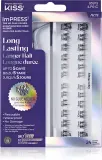 Накладные ресницы KISS imPRESS LongLasting с пинцетом в комплекте, 20 шт — фото 1
