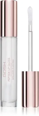 Блеск для губ GOSH COPENHAGEN Peptide Lip Gloss с пептидами, увлажняющий, 7 мл, оттенок 004 Timeless