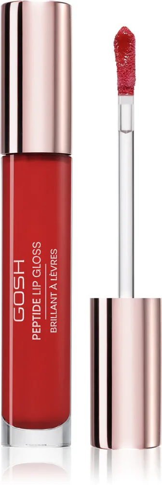 Блеск для губ GOSH COPENHAGEN Peptide Lip Gloss с пептидами, увлажняющий, 7 мл, оттенок 005 Cherry