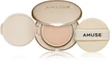 Кушон тональный AMUSE Dew Jelly Master Cushion среднее покрытие, со средней защитой от солнца, 15 г, оттенок 1.5 Natural — фото 1