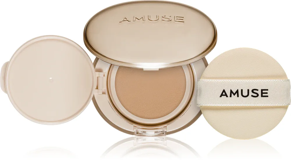 Кушон тональный AMUSE Dew Jelly Master Cushion среднее покрытие, со средней защитой от солнца, 15 г, оттенок 02 Healthy