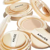 Кушон тональный AMUSE Dew Jelly Master Cushion среднее покрытие, со средней защитой от солнца, 15 г, оттенок 02 Healthy — фото 4