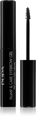 Гель для бровей PUPA Milano Plump Care Eyebrow Gel тонирующий, со щёточкой, 3 мл, оттенок 003 - Dark Brown