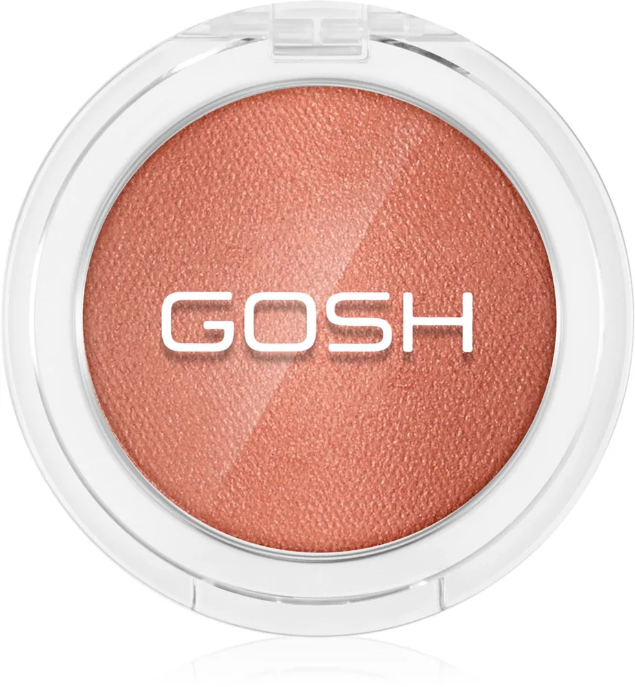 Румяна для лица GOSH COPENHAGEN Baked To Blush запечённые, с эффектом сияния, 6,5 г, оттенок 002 Sparkling Bellini