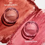 Румяна для лица GOSH COPENHAGEN Baked To Blush запечённые, с эффектом сияния, 6,5 г, оттенок 002 Sparkling Bellini — фото 3