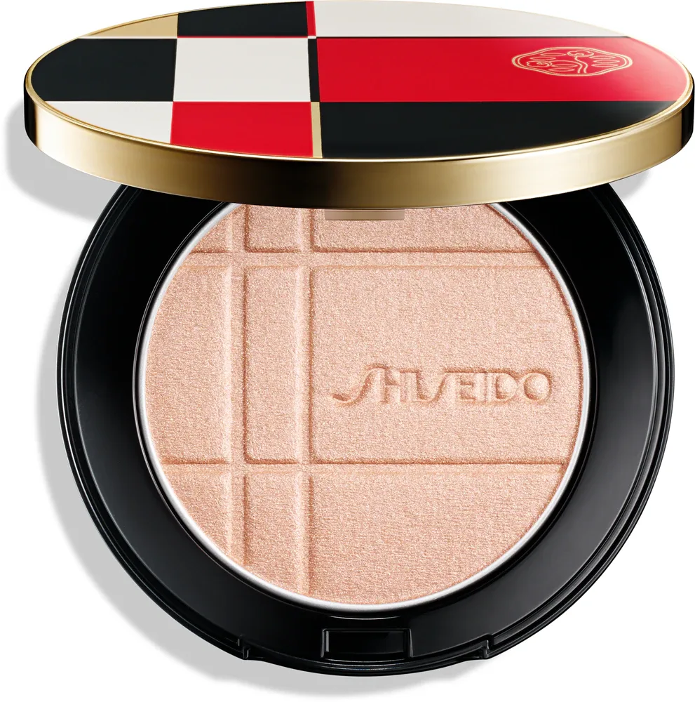 Средство для макияжа Shiseido Color + Glow Enhancer румяна, тени, хайлайтер, 7 г, оттенок 02 Beige Crystal