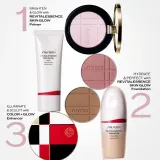 Средство для макияжа Shiseido Color + Glow Enhancer румяна, тени, хайлайтер, 7 г, оттенок 02 Beige Crystal — фото 7