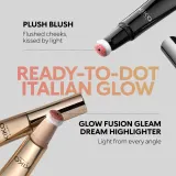 Хайлайтер KIKO Milano Glow Fusion Gleam Dream Highlighter с насыщенной пигментацией, 14 мл, оттенок 02 Golden Sunrise — фото 5