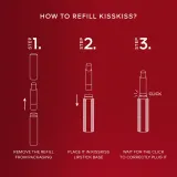 Сменный блок помады для губ GUERLAIN KissKiss Refill матовый, насыщенный цвет, 1,85 г, оттенок 335 Light Rose — фото 3