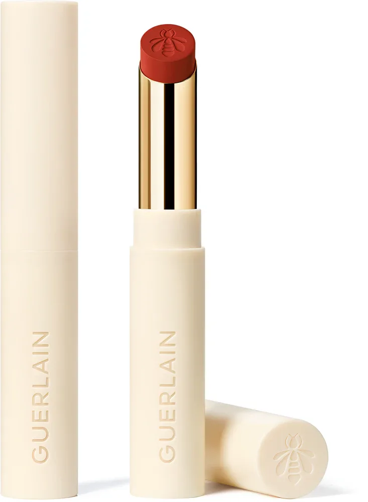 Сменный блок помады для губ GUERLAIN KissKiss Refill матовый, насыщенный цвет, 1,85 г, оттенок 668 Warm Marigold