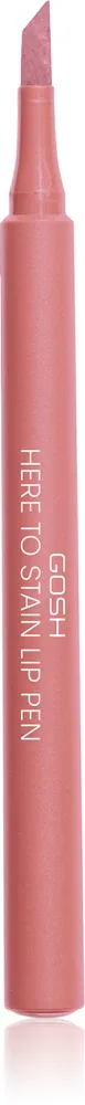 Карандаш для губ GOSH COPENHAGEN Here To Stain Lip Pen стойкий, увлажняющий, 1 мл, оттенок 002 Candy Stain