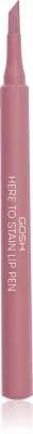 Карандаш для губ GOSH COPENHAGEN Here To Stain Lip Pen стойкий, увлажняющий, 1 мл, оттенок 008 Ruby Stain