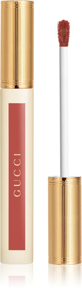 Помада для губ жидкая Gucci Glow Oil-In-Water Tint Liquid Lipstick с гиалуроновой кислотой, блестящая, 6,5 мл, оттенок 217 Valeria Rose