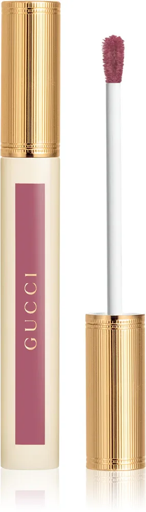 Помада для губ жидкая Gucci Glow Oil-In-Water Tint Liquid Lipstick с гиалуроновой кислотой, блестящая, 6,5 мл, оттенок 225 Marianne Mauve