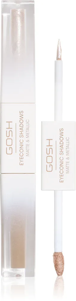 Тени для век GOSH COPENHAGEN Eyeconic Shadows матовые, с металлическим эффектом, 1,5 мл, оттенок 001 Basic B