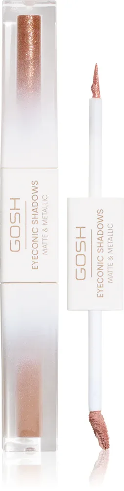 Тени для век GOSH COPENHAGEN Eyeconic Shadows матовые, с металлическим эффектом, 1,5 мл, оттенок 004 Classy