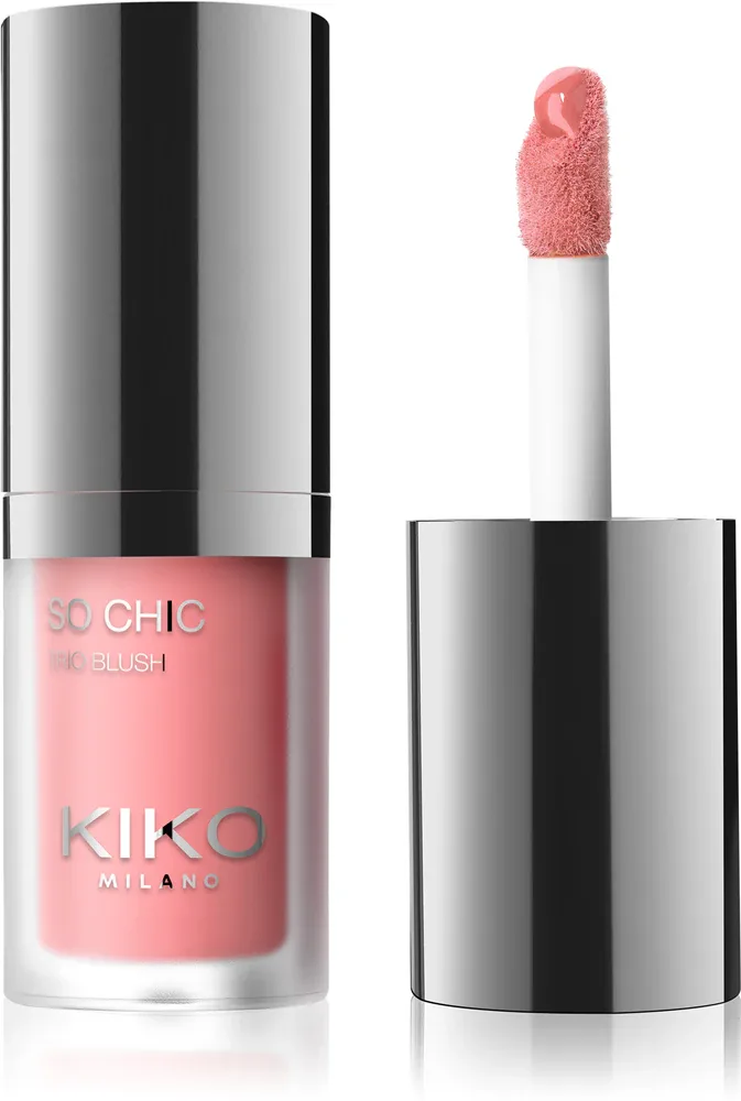 Румяна для лица KIKO Milano So Chic матовые, стойкие, 4,5 мл, оттенок 03 Pink Whisper