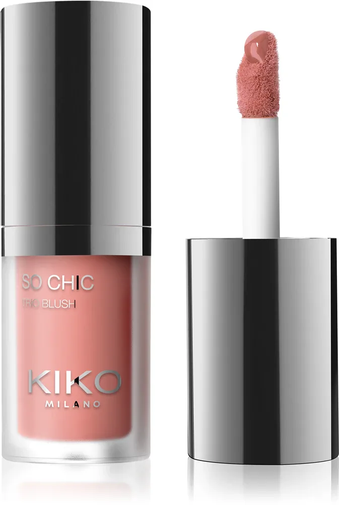 Румяна для лица KIKO Milano So Chic матовые, стойкие, 4,5 мл, оттенок 01 Sugar Spice