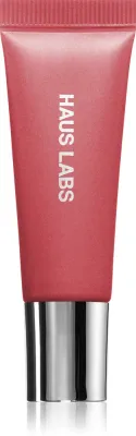Тени для век Haus Labs Hy-Power с высокой пигментацией, стойкие, 7 г, оттенок Deep Red Shimmer