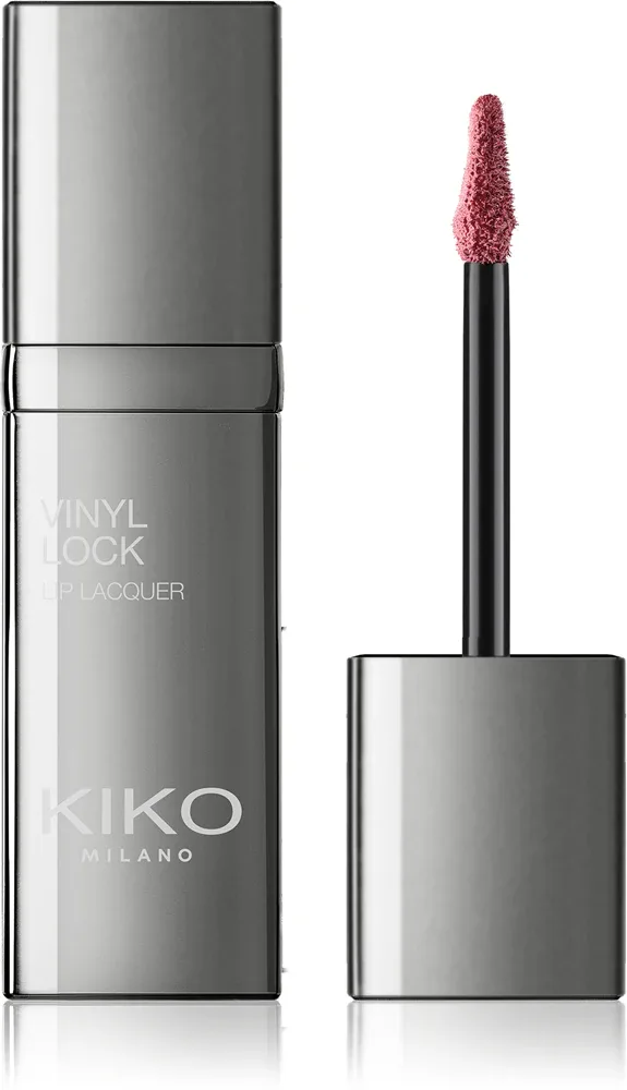 Помада для губ KIKO Milano Vinyl Lock жидкая, с высоким блеском, 4 мл, оттенок 03 Coral Sketch
