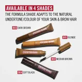 Гель для бровей Rimmel Wonder'Bond стойкий, быстросохнущий, 7,7 мл, оттенок 002 Medium Brown — фото 6