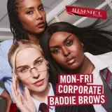 Гель для бровей Rimmel Wonder'Bond стойкий, быстросохнущий, 7,7 мл, оттенок 003 Dark Brown — фото 4