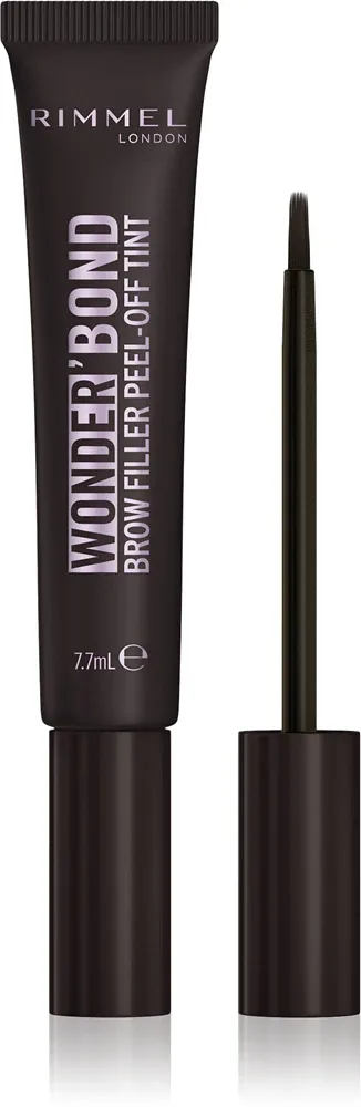 Гель для бровей Rimmel Wonder'Bond стойкий, быстросохнущий, 7,7 мл, оттенок 004 Black Brown