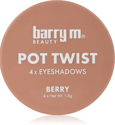 Тени для век Barry M Pot Twist набор, матовые и блестящие, 4 x 1,8 г