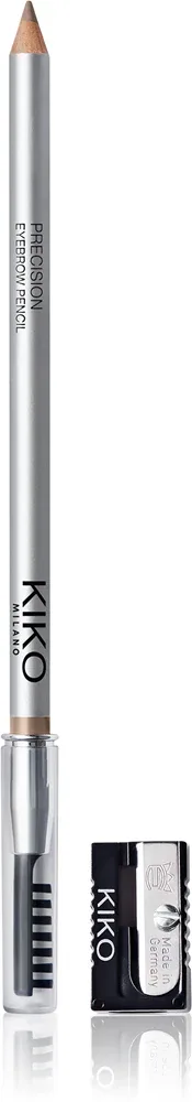 Карандаш для бровей KIKO Milano Precision Eyebrow Pencil со щёточкой, длительного действия, 0,55 г, оттенок 07 Cool Light Blondes