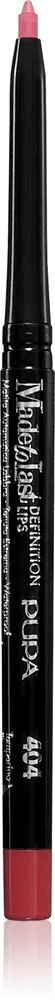 Карандаш для контура губ PUPA Milano Made to Last Definition Lips стойкий, с маслом жожоба, 0,35 г, оттенок 404 - Tango Pink