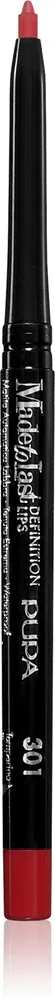 Карандаш для контура губ PUPA Milano Made to Last Definition Lips стойкий, с маслом жожоба, 0,35 г, оттенок 301 - Terra Di Siena