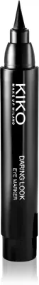 Подводка для глаз KIKO Milano Daring Look чёрная, стойкая, 2,5 мл