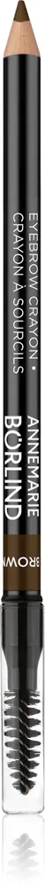 ANNEMARIE BÖRLIND DEKORATIVE - Карандаш для бровей ANNEMARIE BORLIND DEKORATIVE со щёточкой, для точного макияжа, 1,08 г, 1.08 г, оттенок Crayon Brown