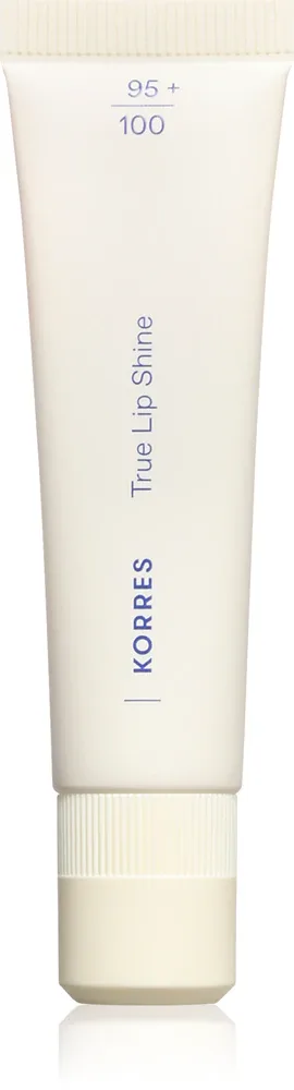 Блеск для губ Korres True Lip Shine ухаживающий, с зеркальным блеском, 10 мл, оттенок Rosewater