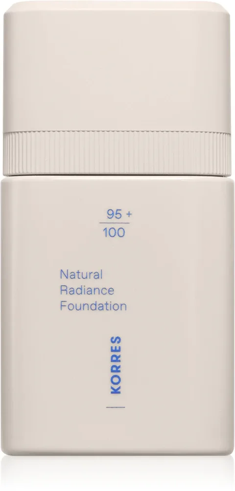 Тональный крем Korres Natural Radiance Foundation со средней плотностью покрытия, увлажняющий, 30 мл, оттенок 03 Tan