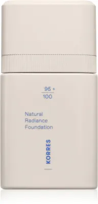 Тональный крем Korres Natural Radiance Foundation со средней плотностью покрытия, увлажняющий, 30 мл, оттенок 03 Tan